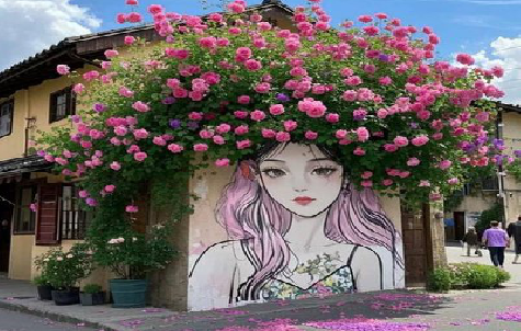 永胜怎么设计网红打卡墙绘