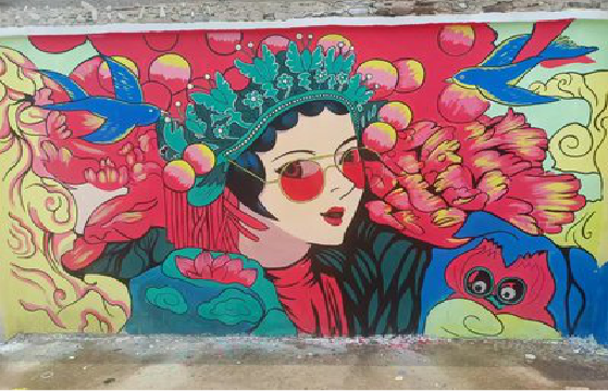 永胜墙体彩绘-网红墙