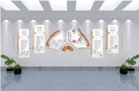 永胜企业文化墙设计的核心要素。