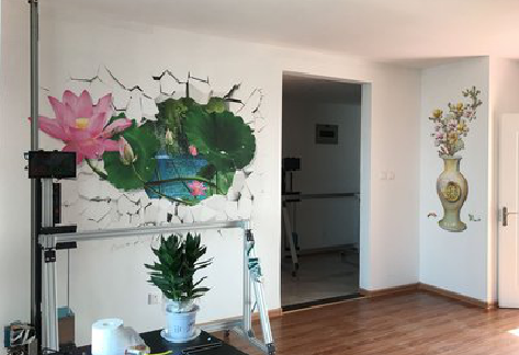 永胜墙体彩绘相比墙纸的优势。