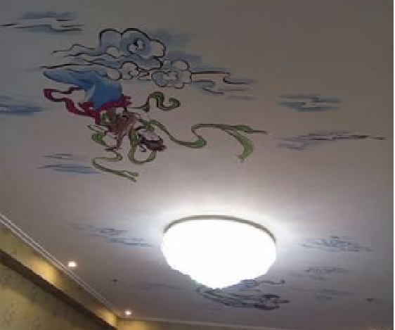 永胜如何快速绘制天花板上的手绘墙？